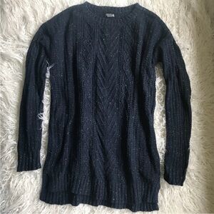Aerie Navy Oversized Speckled Sweater flecks small/medium